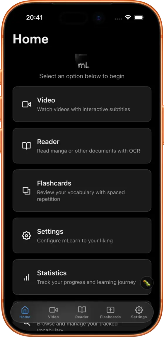 mLearn mobile phone preview